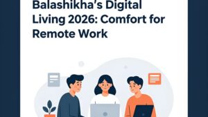 Современное рабочее место для удаленной работы в интерьере квартиры в Балашихе будущего 2026 года
